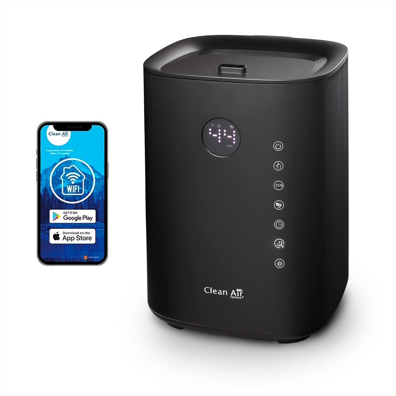 Luchtreiniger, Luchtontvochtiger, Luftreiniger, Luftentfeuchter, Purificateur, des humidificateur,Air Purifier, Dehumidifier, Clean Air Optima