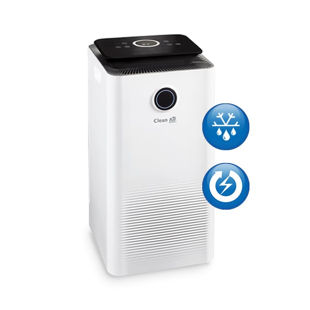 Air purifier and shop dehumidifier for basement