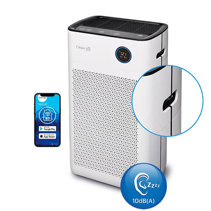 Purificateur d'air HEPA UV et ioniseur intelligent CA-503T Compact Smart