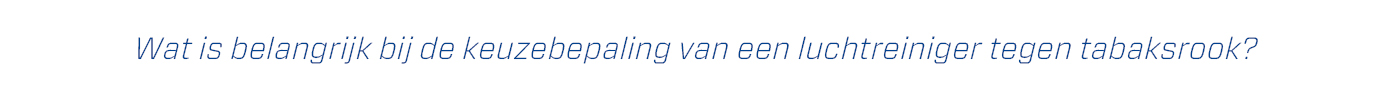 luchtreiniger sigarettenrook