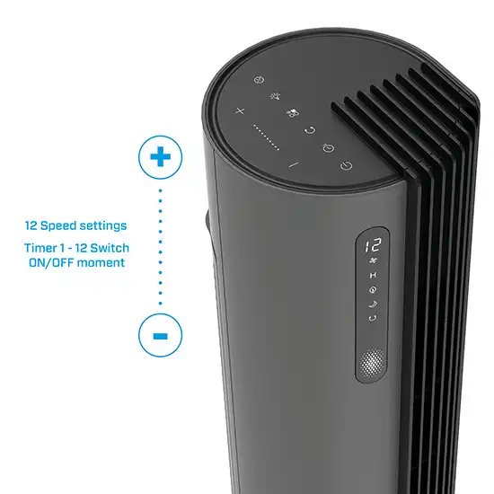 staande ventilator van clean air optima