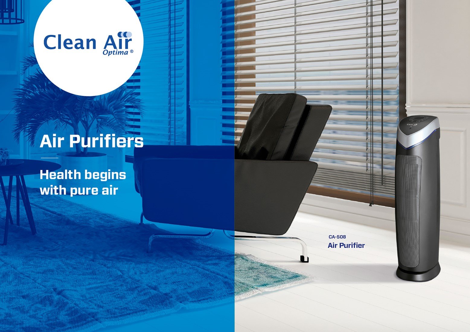 Intelligent HEPA UV ionizer air purifier CA-503T Compact Smart