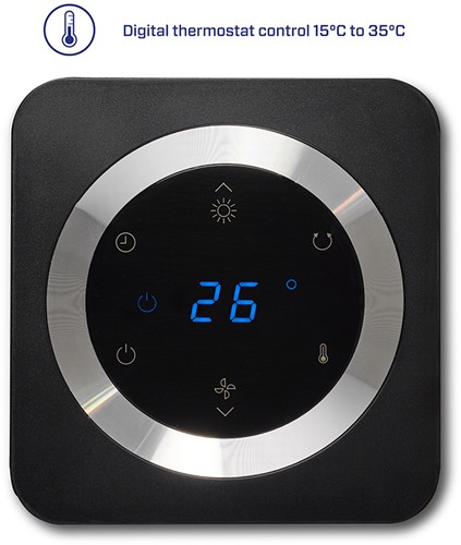 Termoventilatore 2in1 Design CA-904B  Smart-3