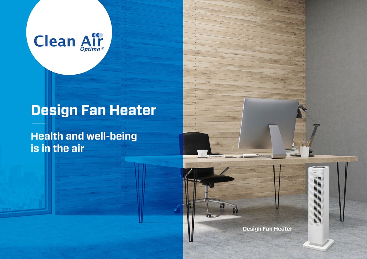 2in1 Design Fan Heater CA-904W