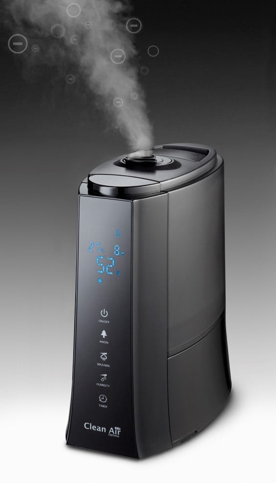Ionic humidifier top air purifier