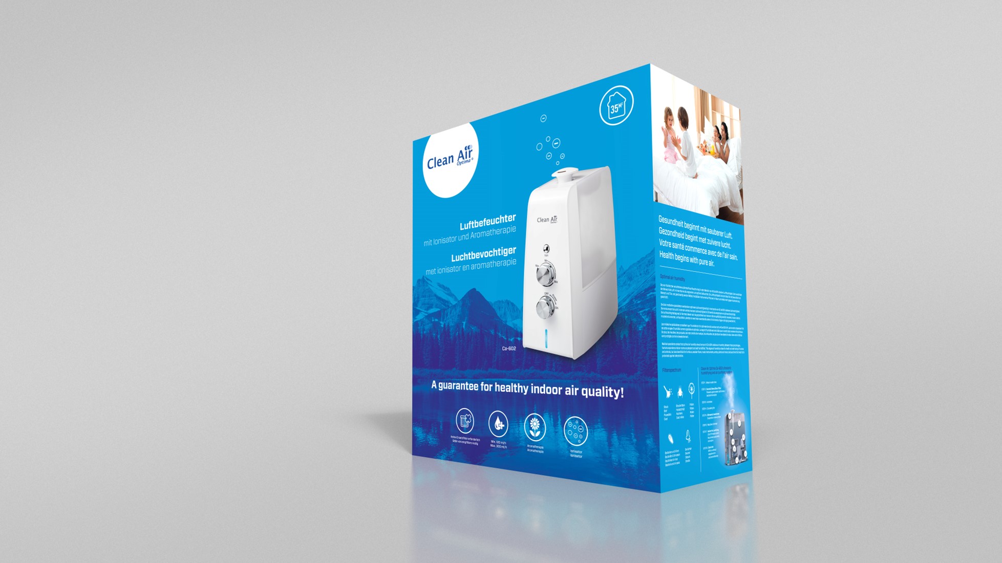 Humidifier CA-602 with ioniser and aromatherapy Humidifier CA-602 with ioniser and aromatherapy