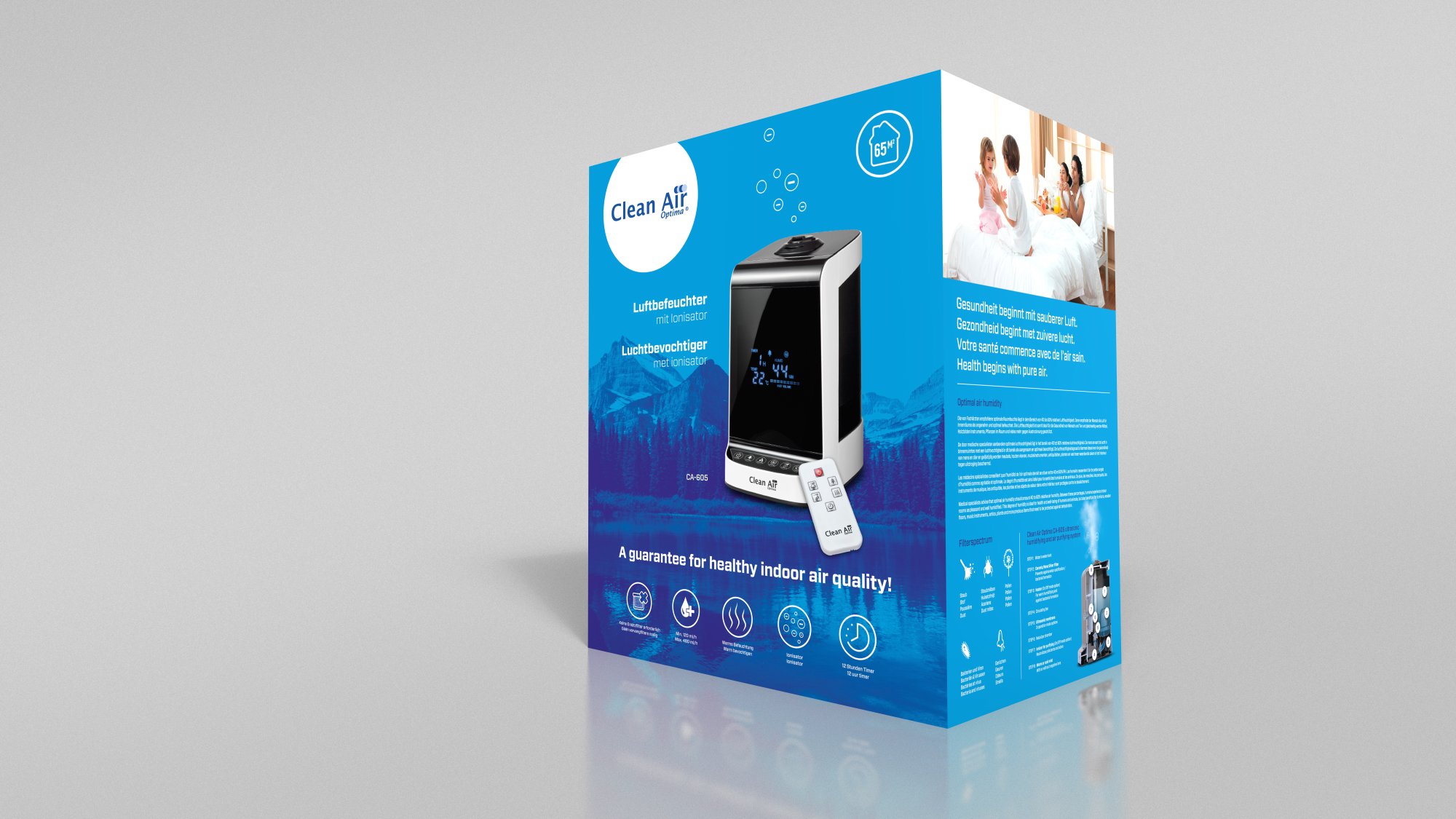 Humidifier With Ionizer Ca 605 Air Purifiers Air Cleaners