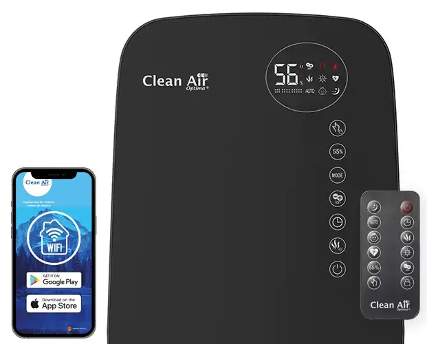 Luchtreiniger, Luchtontvochtiger, Luftreiniger, Luftentfeuchter, Purificateur, des humidificateur,Air Purifier, Dehumidifier, Clean Air Optima