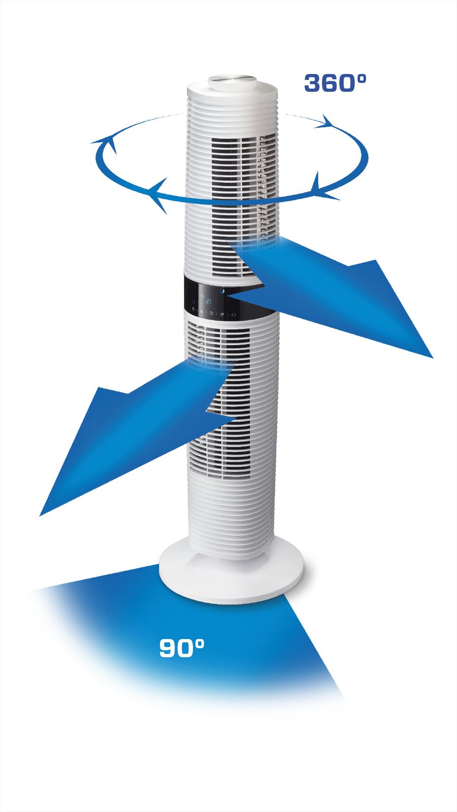 Design Tower Fan Ca 406w Air Purifiers Air Cleaners Ionizers