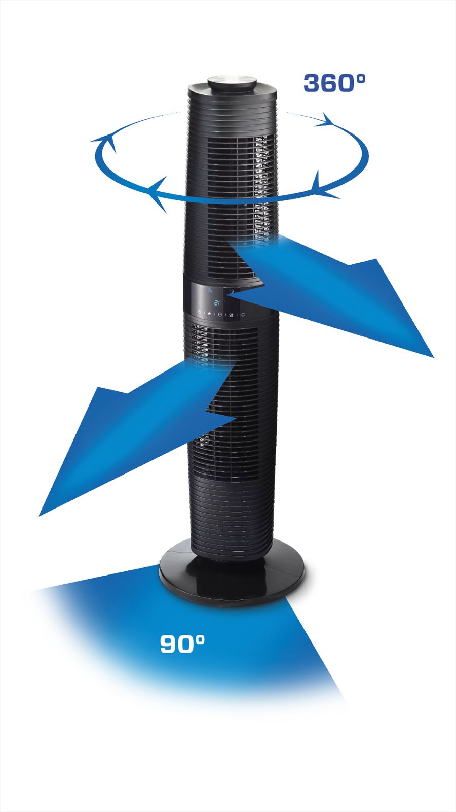 Design Tower Fan Ca 406b Air Purifiers Air Cleaners Ionizers